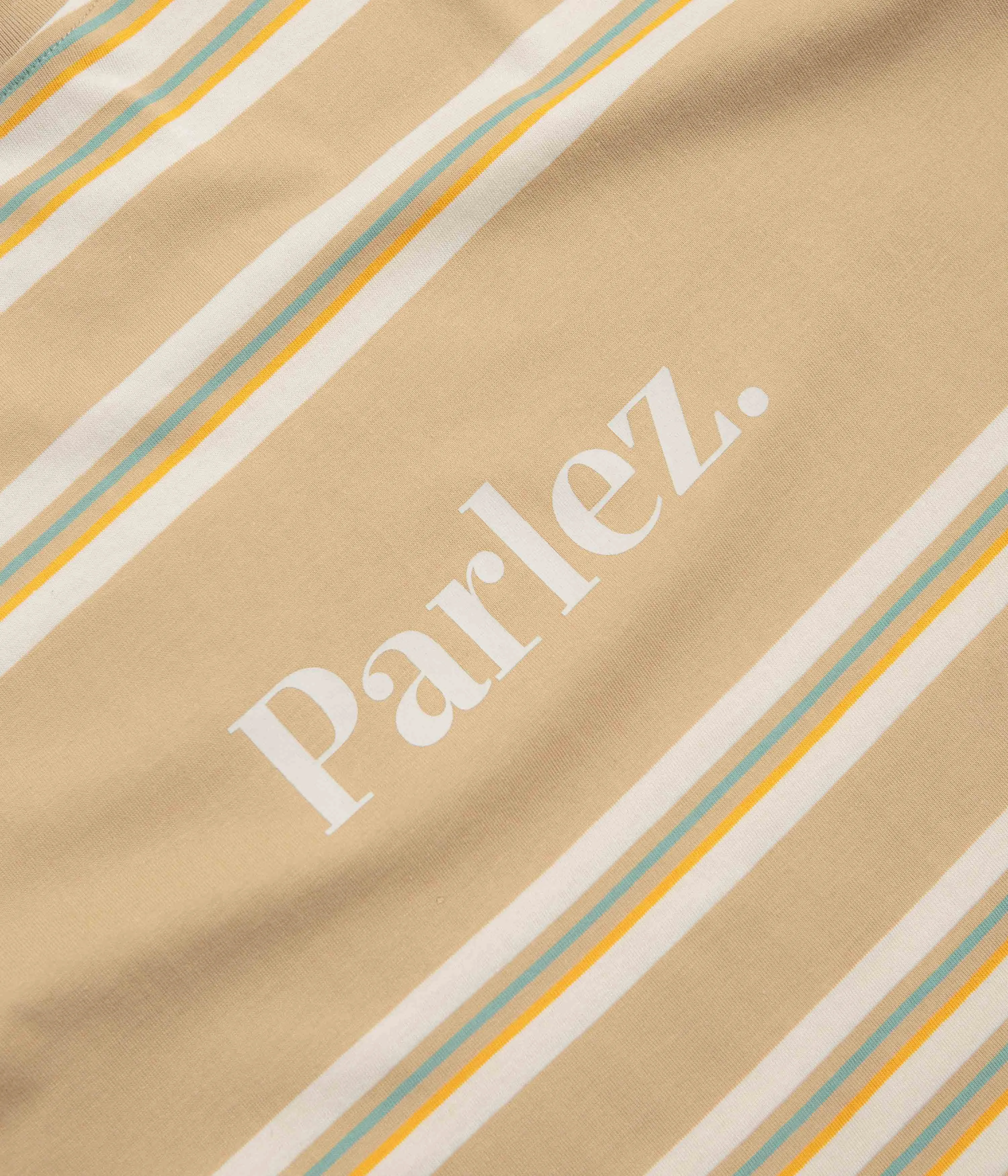 Parlez Solar YD Stripe T-Shirt - Greige