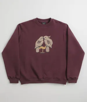 Pass Port Nesting Crewneck Sweatshirt - Berry