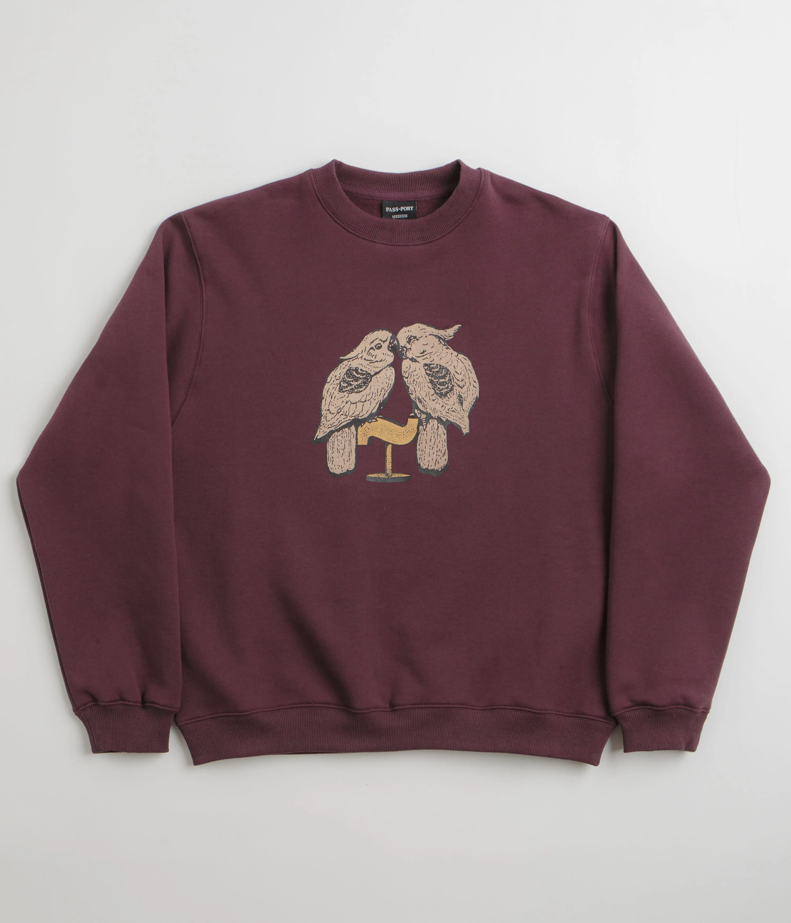 Pass Port Nesting Crewneck Sweatshirt - Berry
