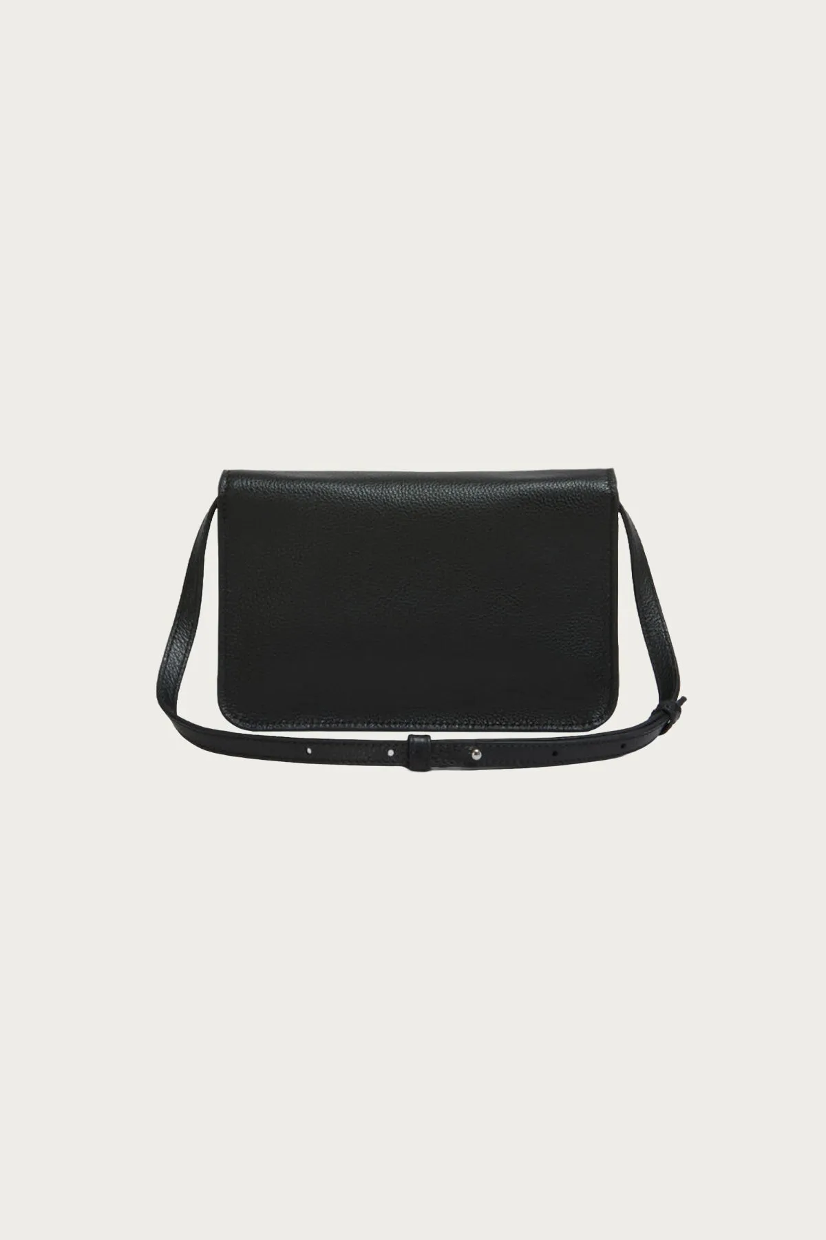 Pebbled Leather Marni Pochette - Black