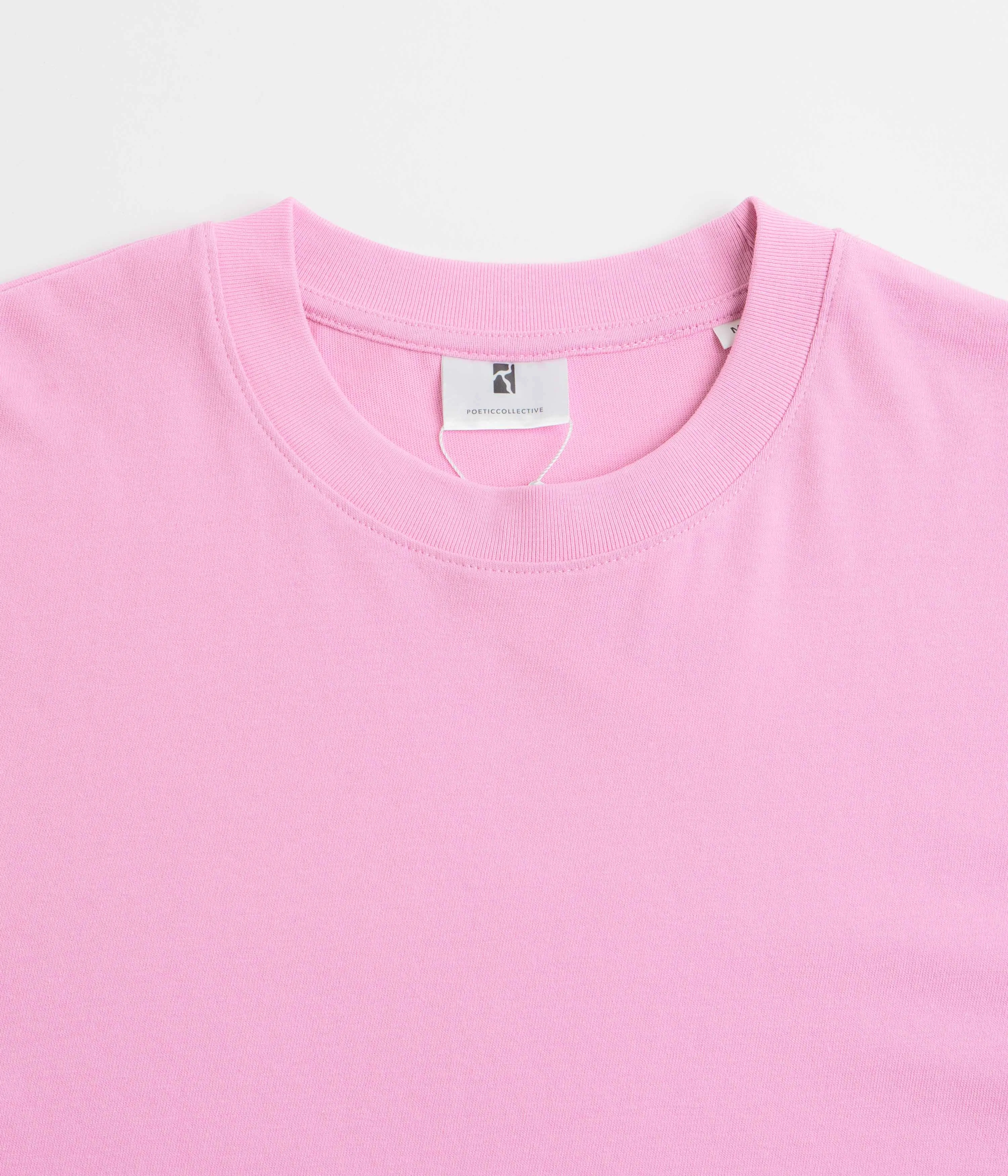 Poetic Collective Cross T-Shirt - Pink