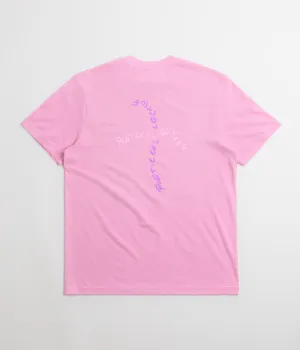 Poetic Collective Cross T-Shirt - Pink