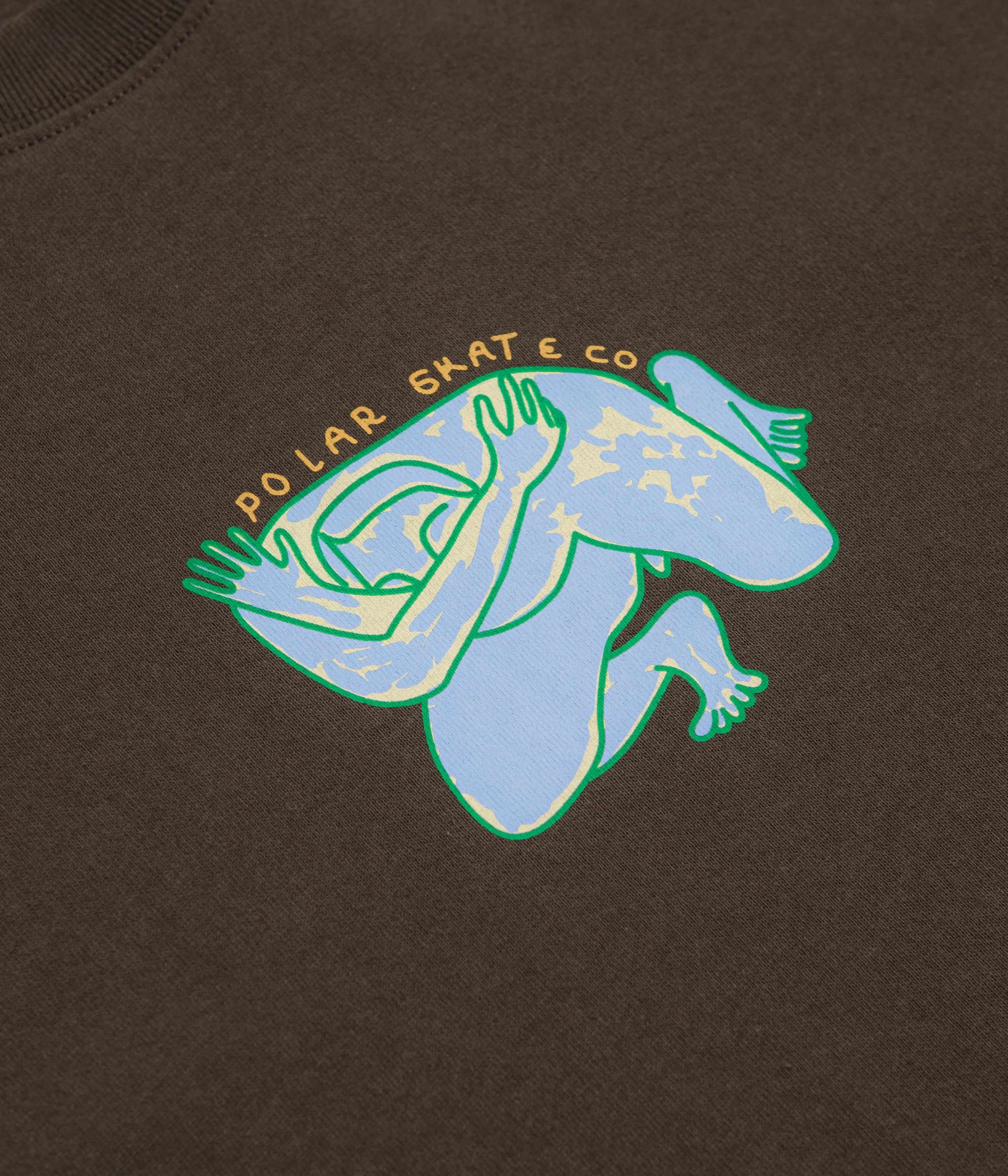 Polar Shy Bow T-Shirt - Brown