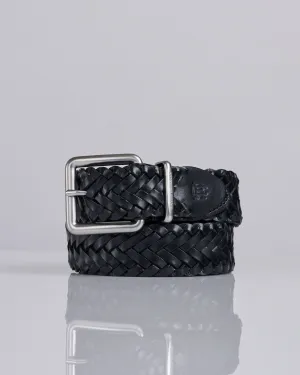 Reigning Champ Braided Leather Black Black