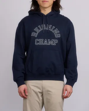 Reigning Champ Midweight Terry Arch Hoodie Navy/White