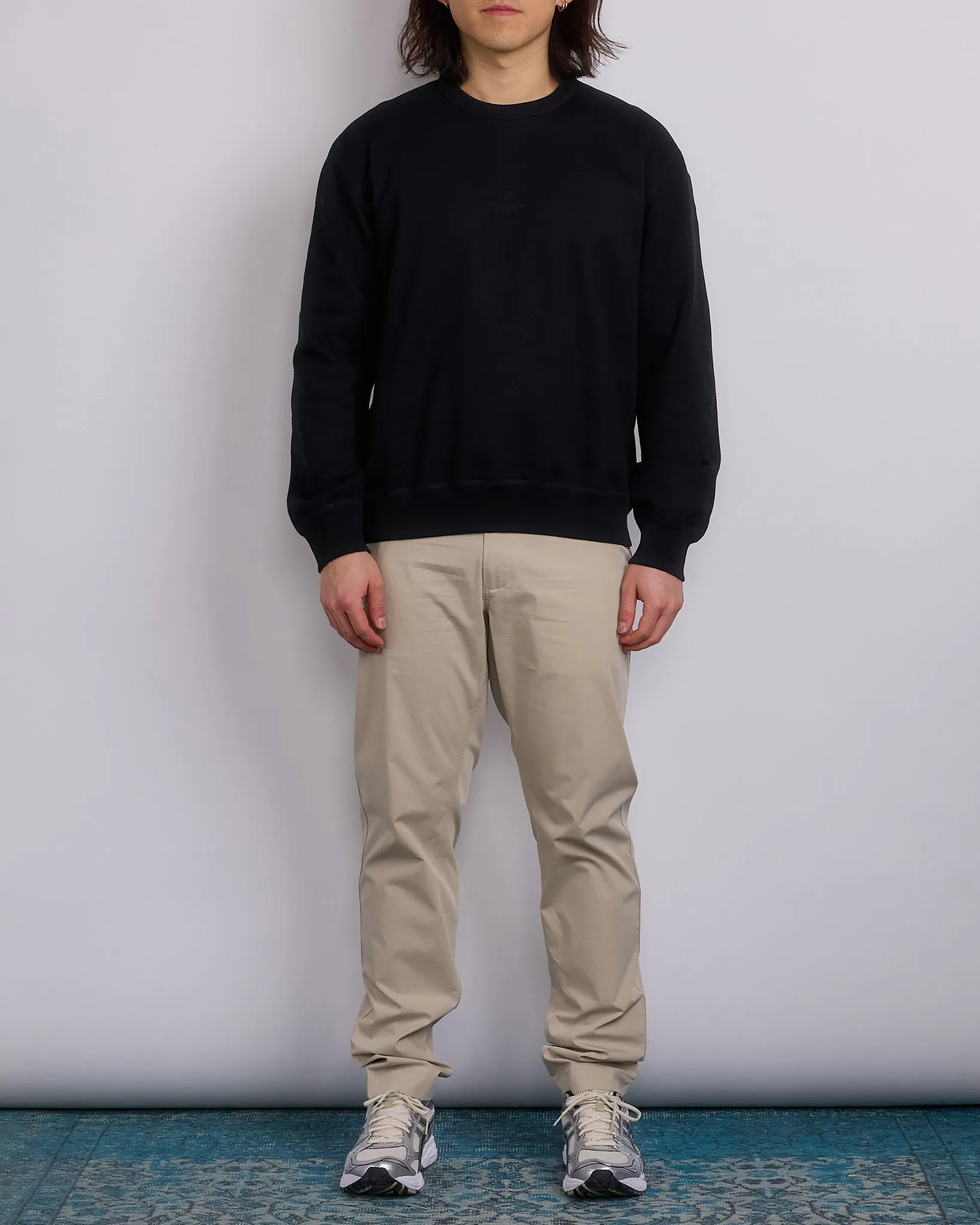 Reigning Champ Midweight Terry Lock-Up Crewneck Black