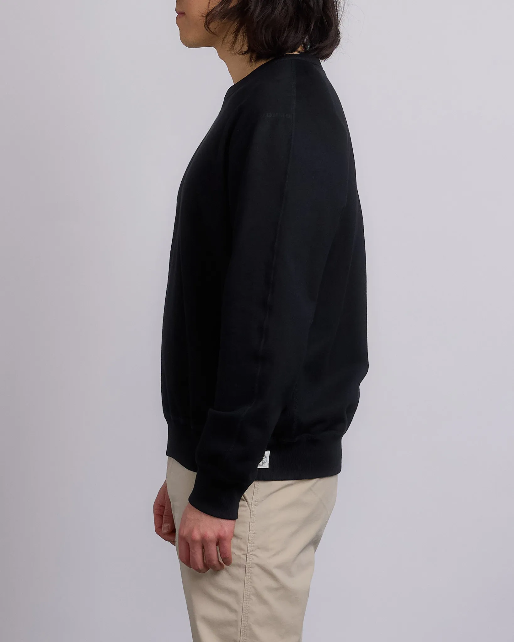 Reigning Champ Midweight Terry Lock-Up Crewneck Black