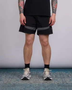 Reigning Champ Textured Nylon Radar Short Black