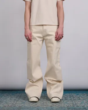 Rick Owens DRKSHDW MIJ Dble Knee Geth Jn 16oz Denim Ntrl