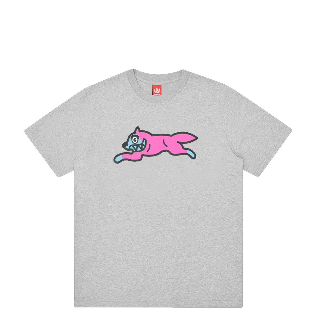 RUNNING DOG SHORT SLEEVE TEE HEATHER GREY