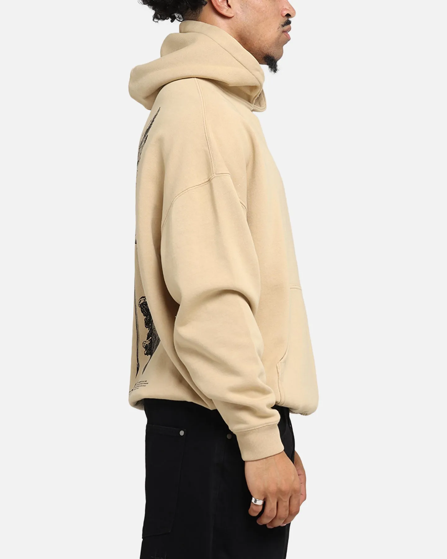 Saint Morta Awakening Boxy Hoodie Stone
