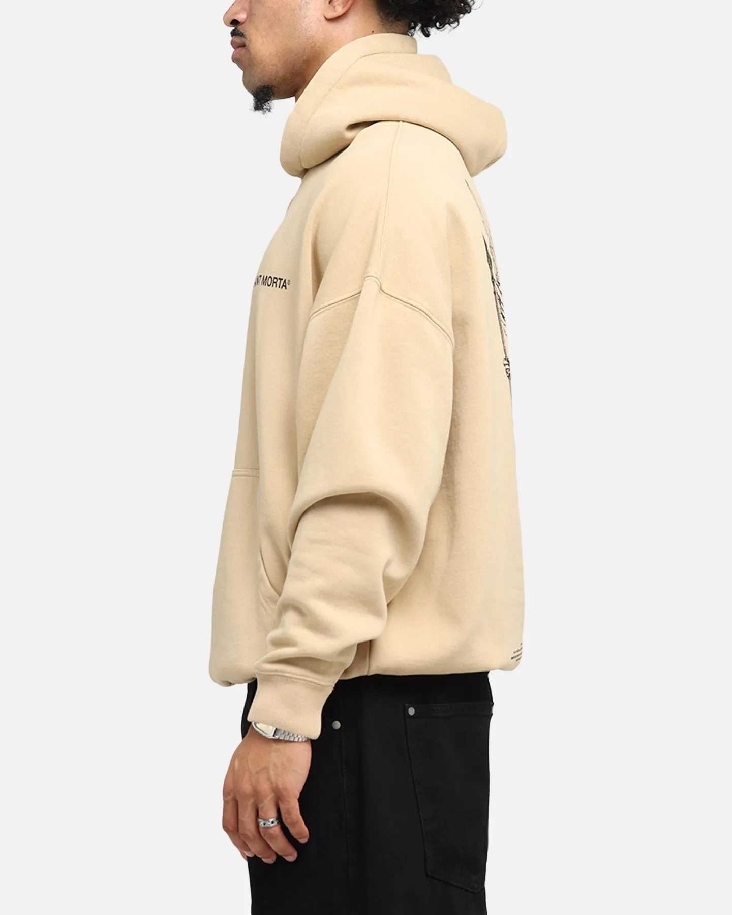 Saint Morta Awakening Boxy Hoodie Stone