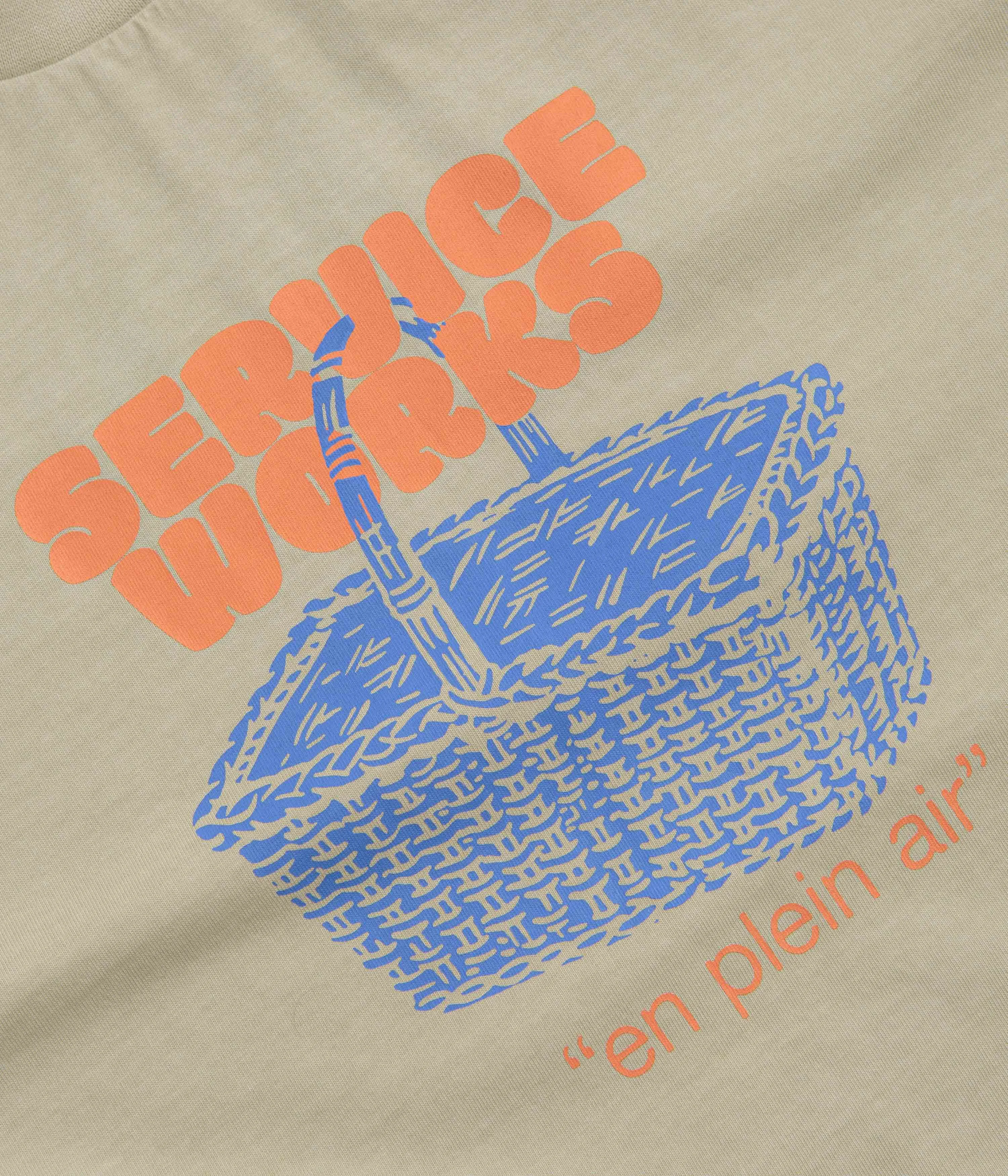 Service Works En Plein Air T-Shirt - Stone