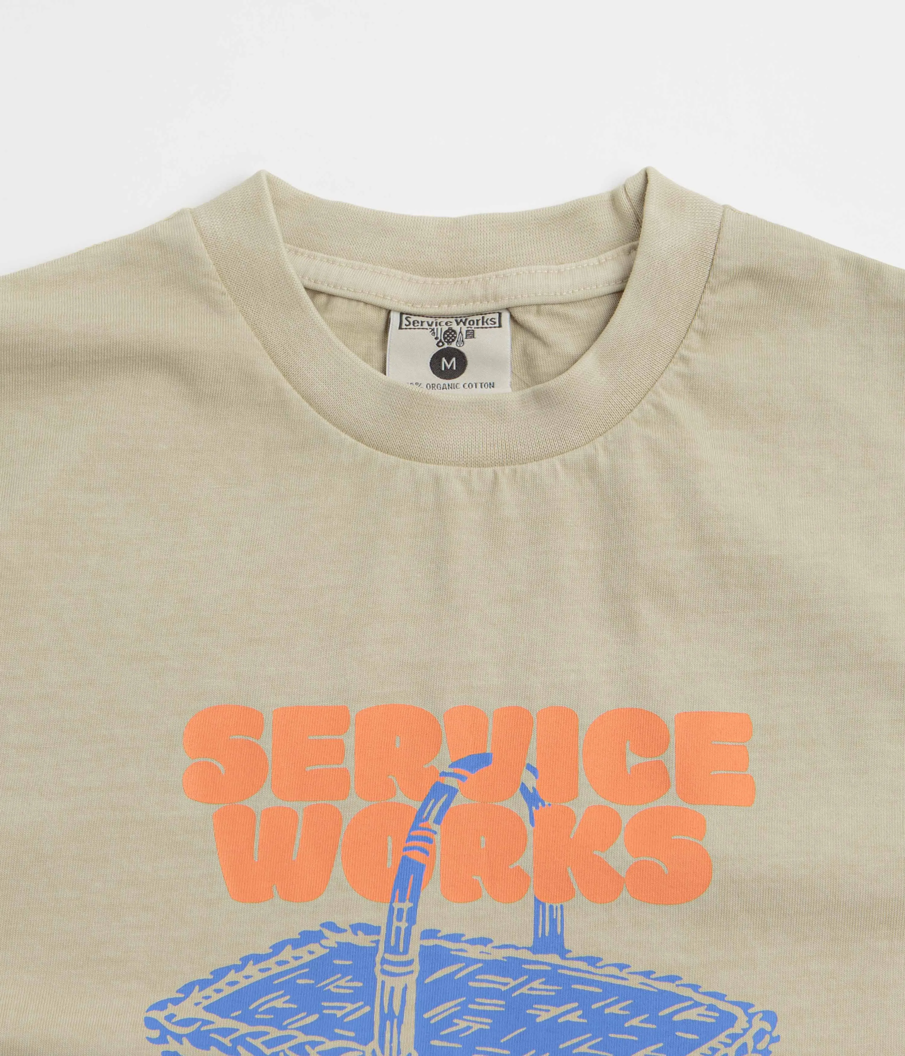 Service Works En Plein Air T-Shirt - Stone