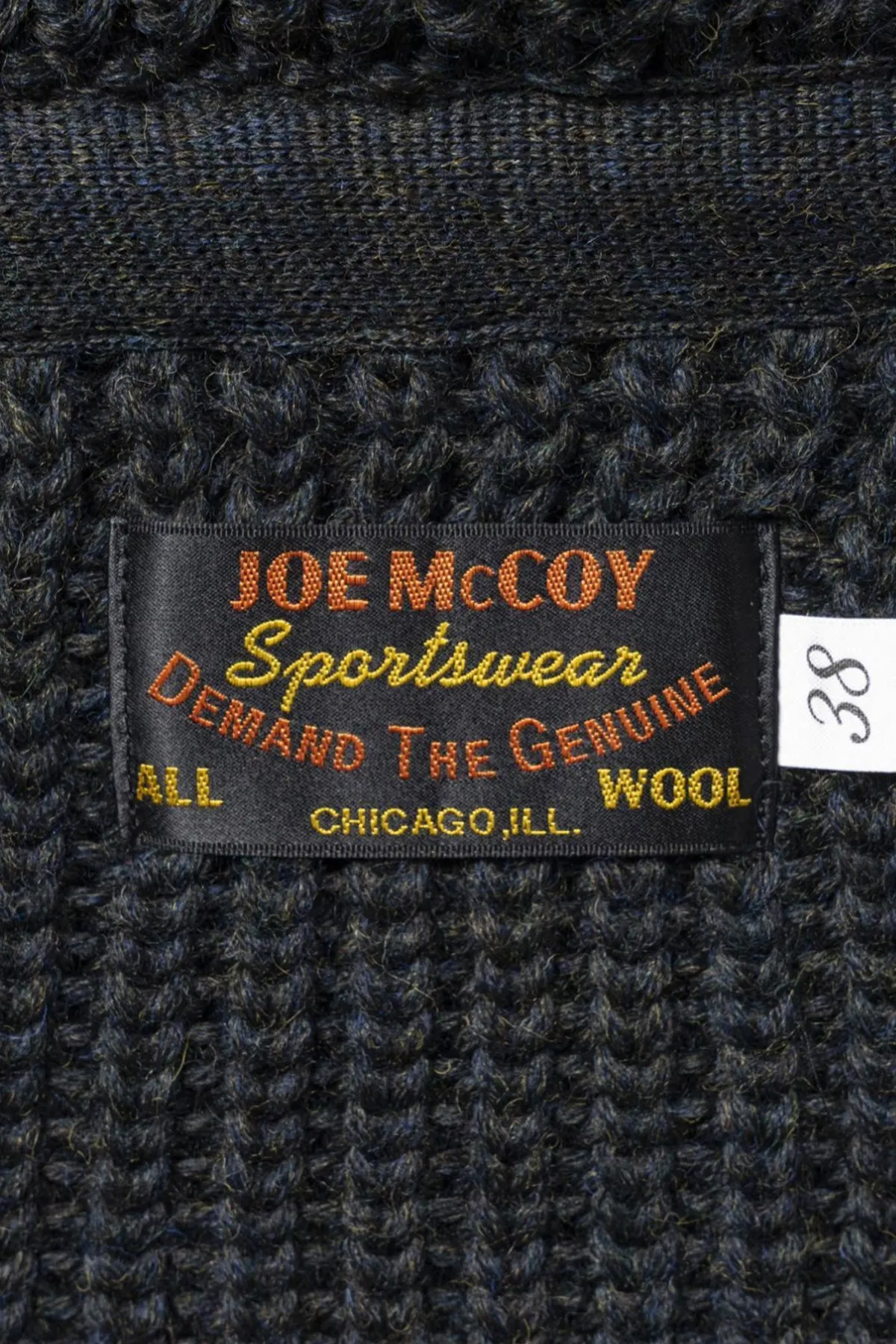 Striped Shawl Collar Cardigan - Charcoal