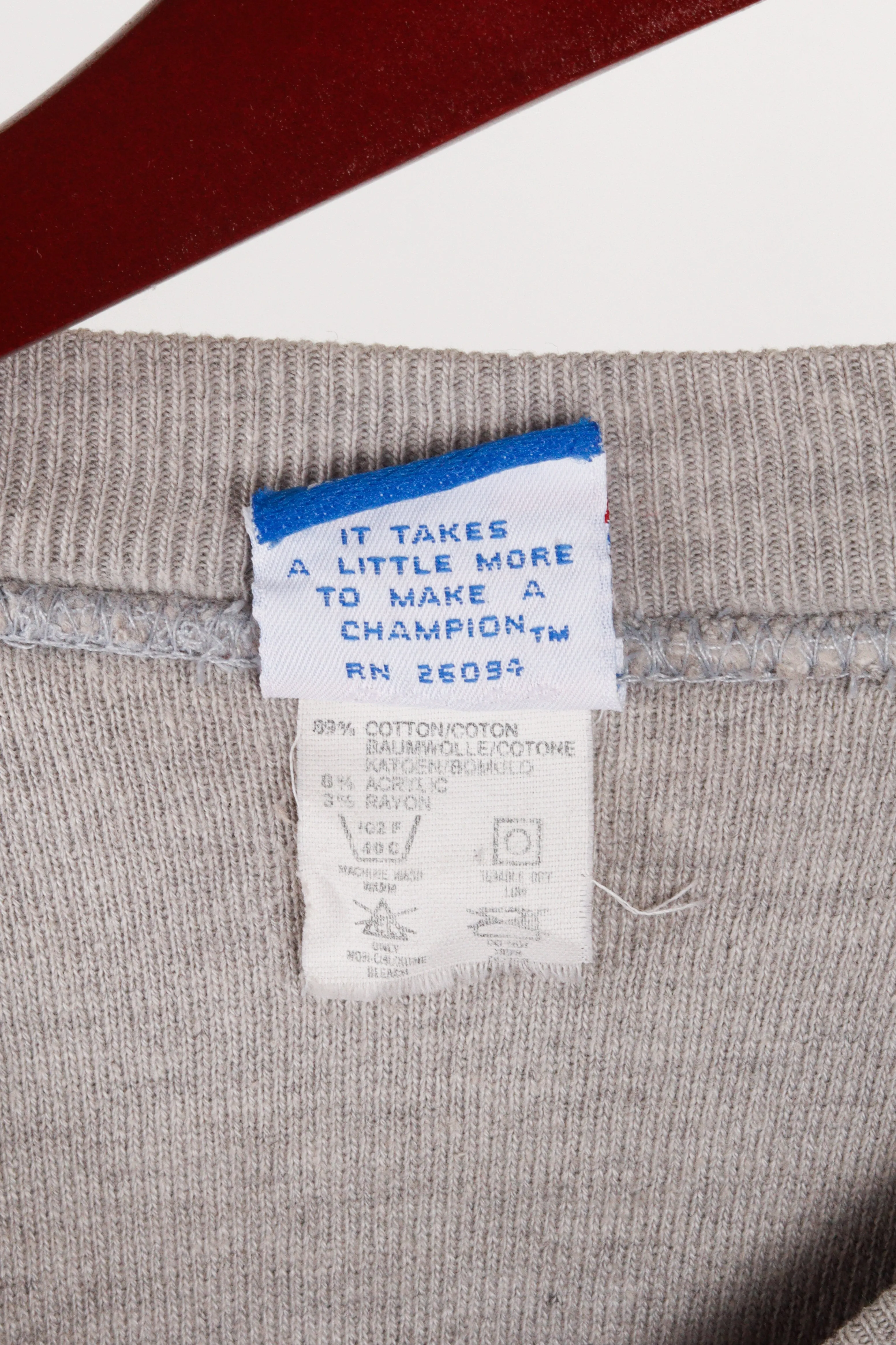 Vintage 80's Champion 'Tulane Double Layered Kangaroo Pocket' Crewneck Sweatshirt