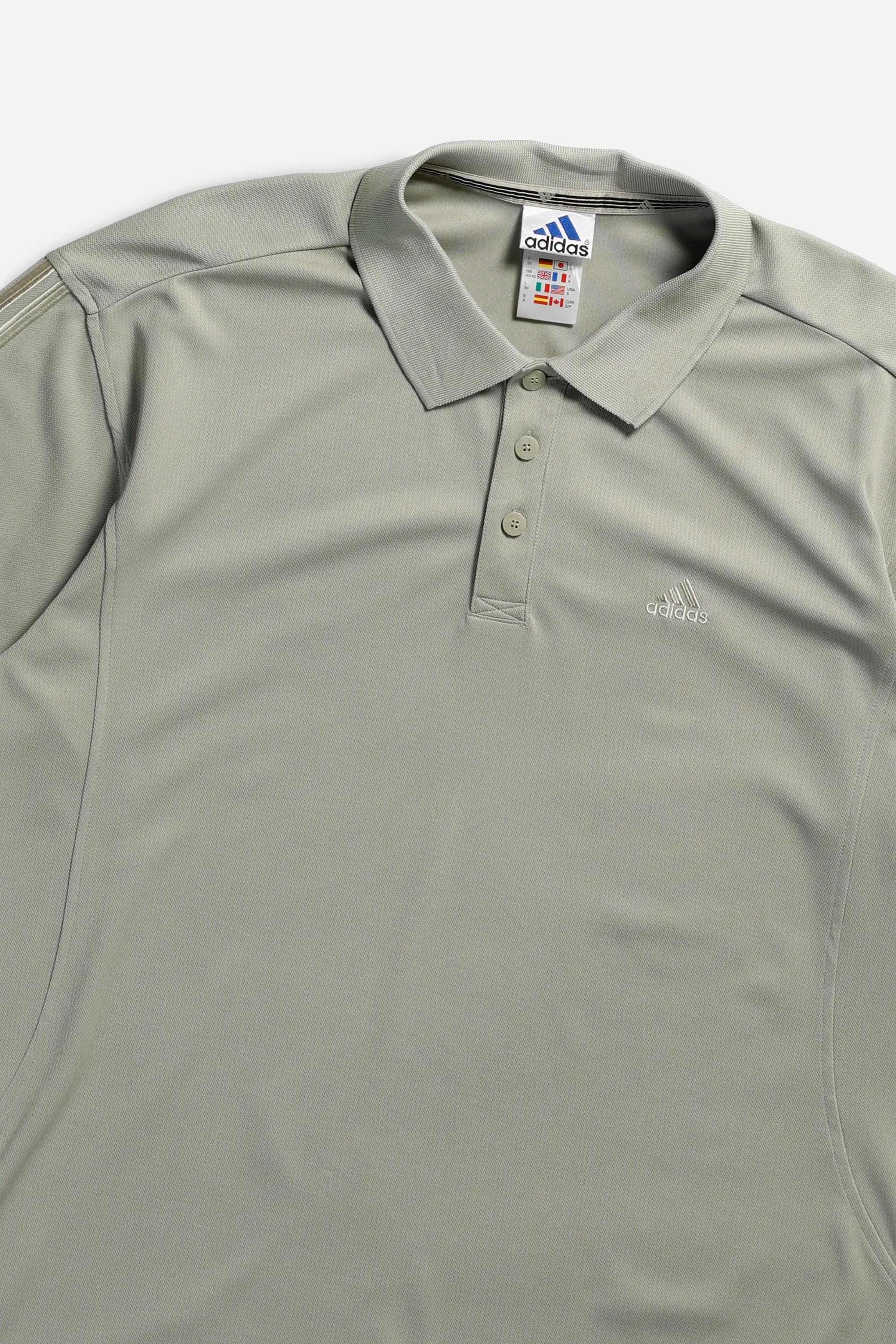 Vintage Adidas Collared Tee - L