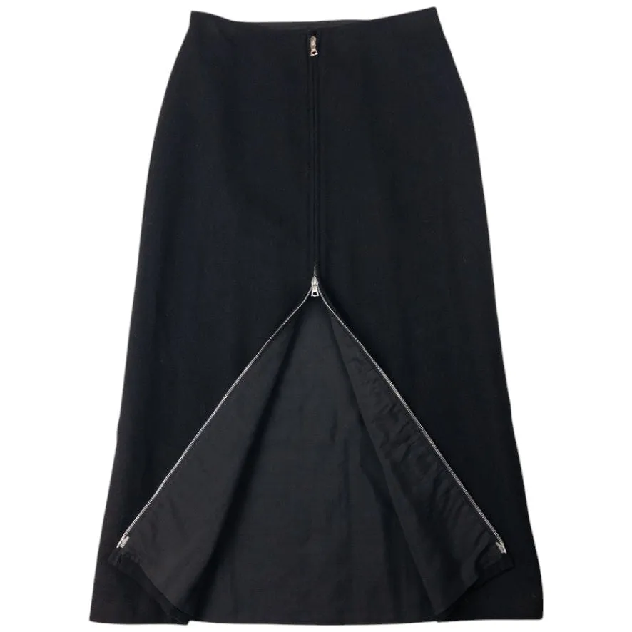 Vintage Yohji Yamamoto Wool Maxi Skirt Womens Size W28