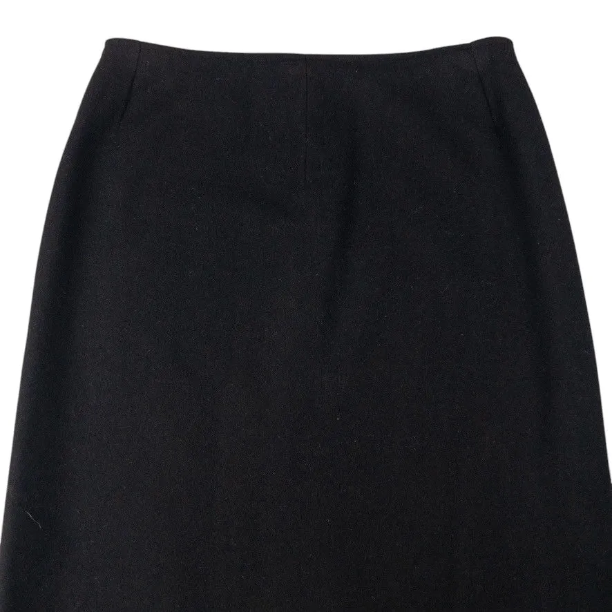Vintage Yohji Yamamoto Wool Maxi Skirt Womens Size W28