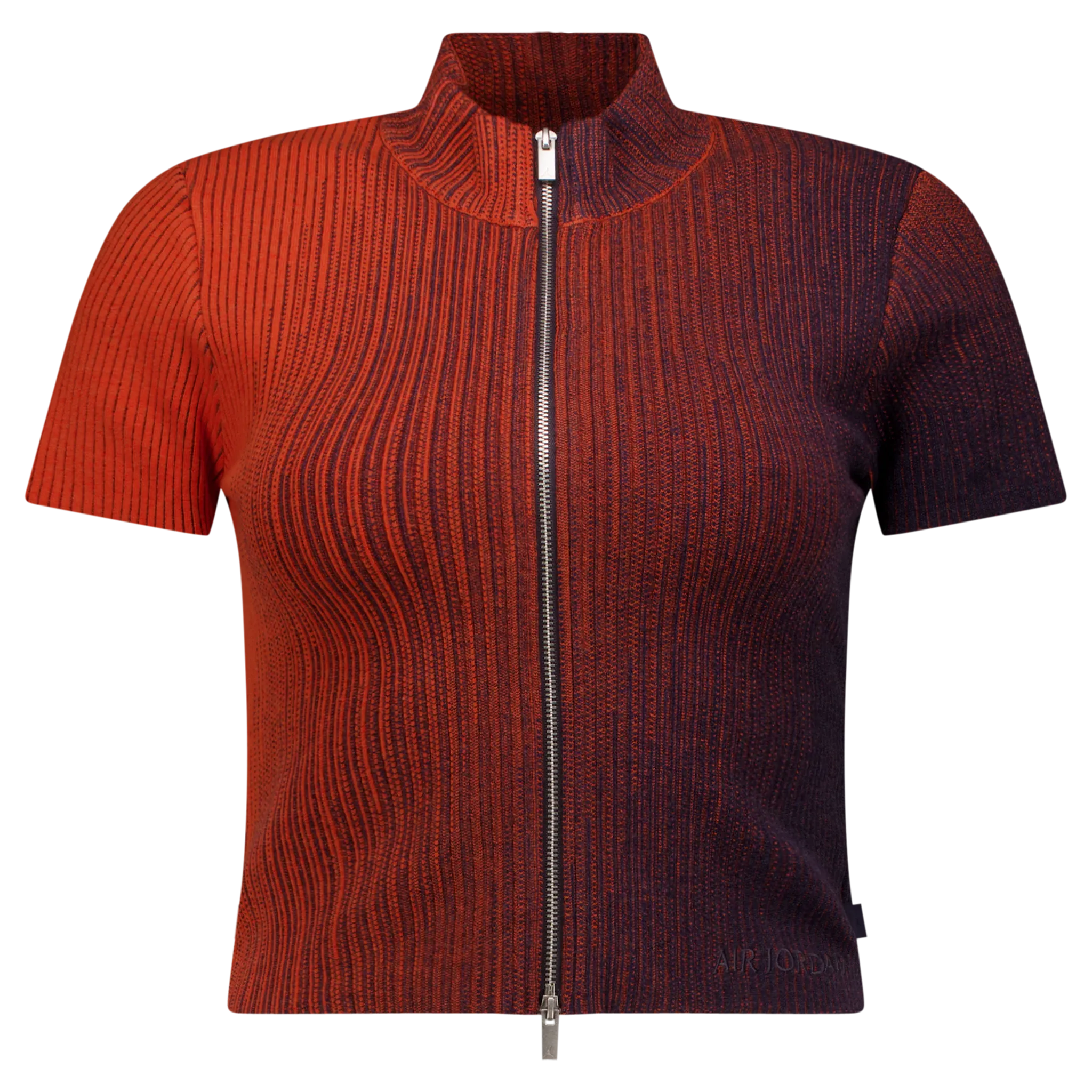 W Full-Zip Knit Top