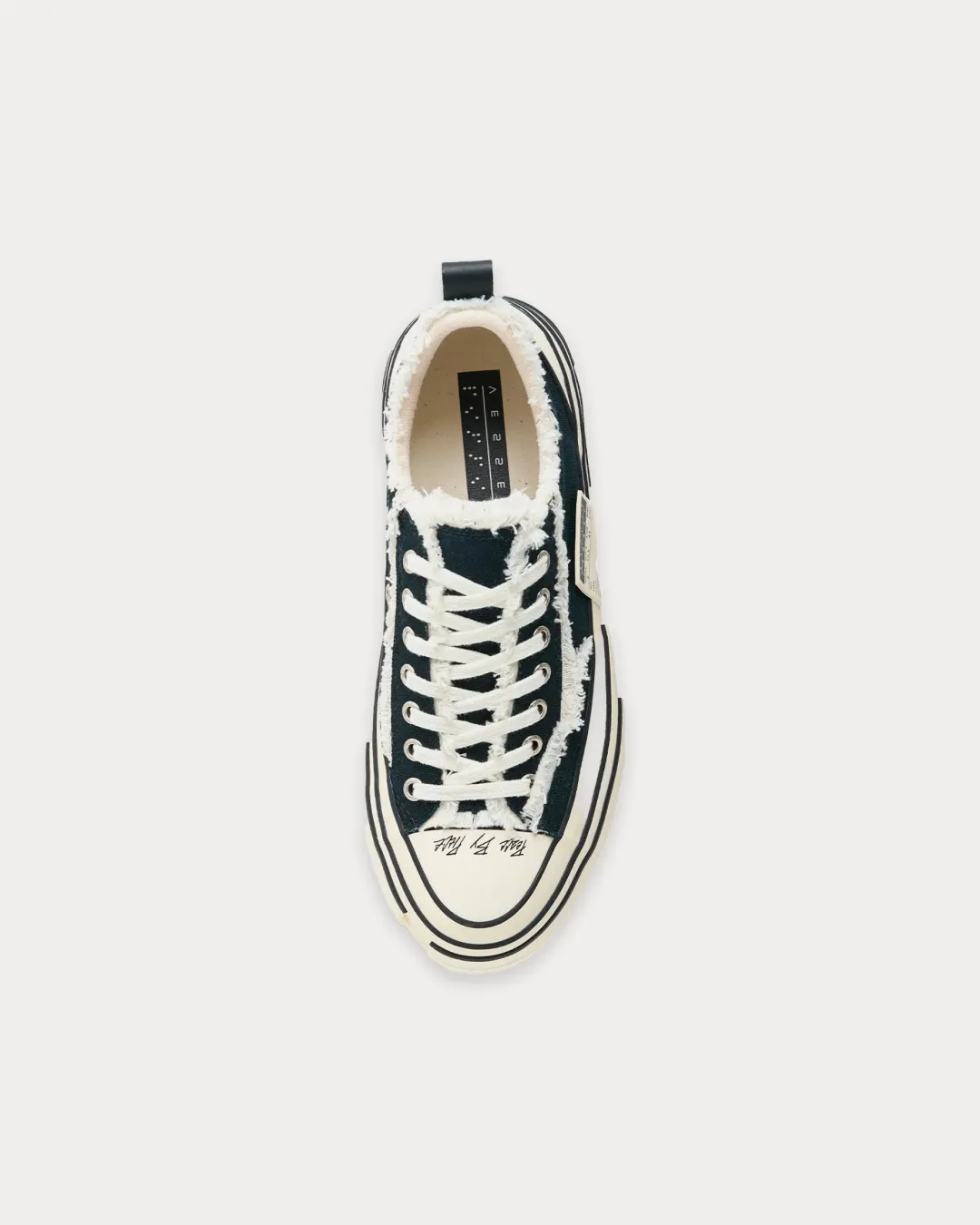 xVESSEL - G.O.P Black Low Top Sneakers